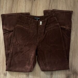 Lucky Brand Women Chocolate Corduroy Jeans
